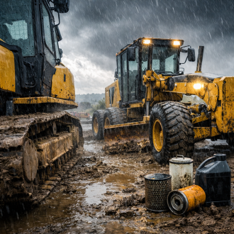 Como o período de chuvas impacta o desempenho do maquinário e como evitar prejuízos na operação