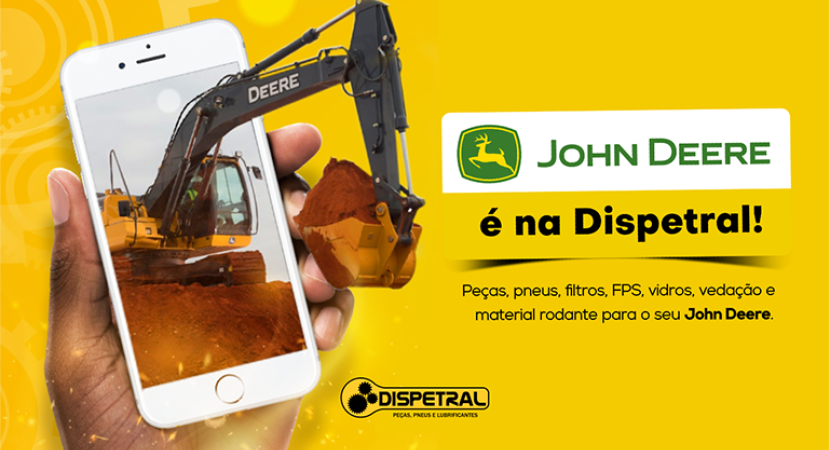 John Deere é na Dispetral: empresa investe em soluções para linha amarela