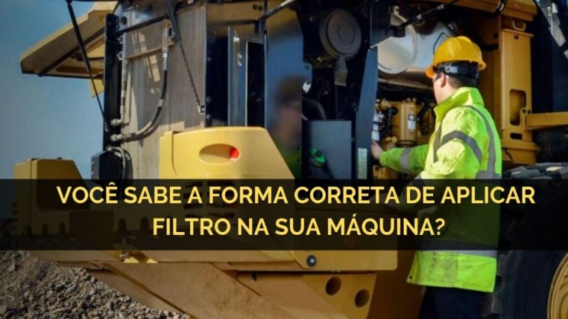 Você sabe a forma correta de aplicar filtro na sua máquina?